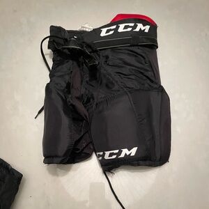 CCM youth medium hockey padded shorts